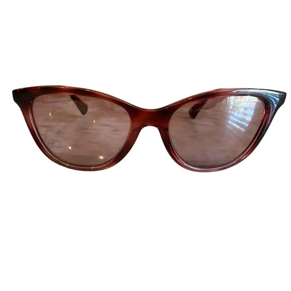 Vintage Y2K RALPH Ralph Lauren Rose Colored Sunglasses Pink